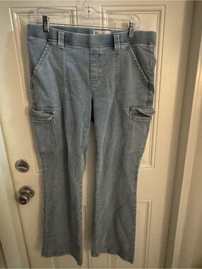 No Boundaries Light Blue Boot Cut Cargo Pants